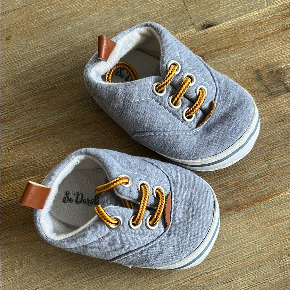 Gray Baby Sneakers